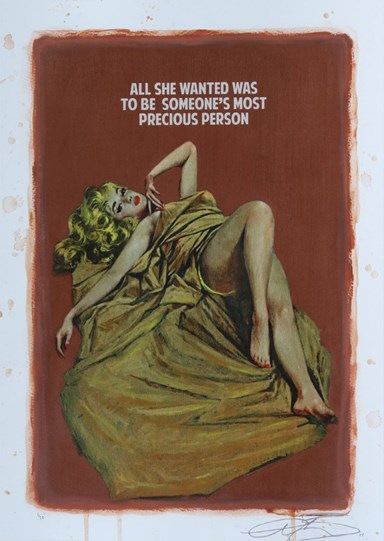 Precious Person (Orange) by The Connor Brothers - Hand Coloured Edition